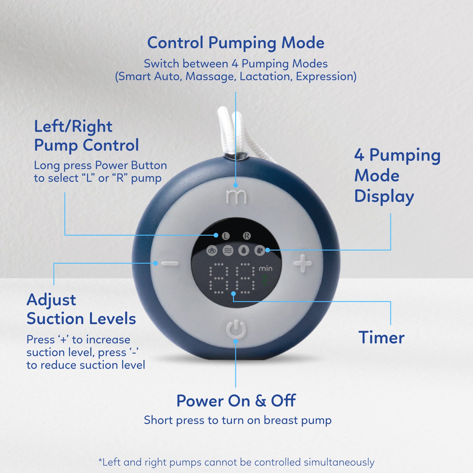 Air Plus Wearable Breast Pump with Remote