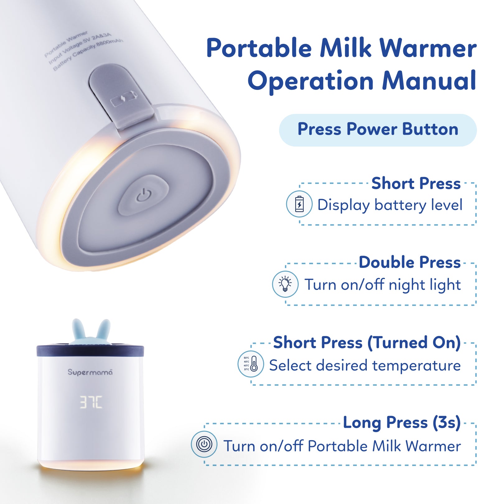 Portable Milk Warmer